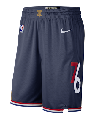 Мужские шорты Philadelphia 76Ers City Edition Nike Dri-FIT NBA Swingman Shorts