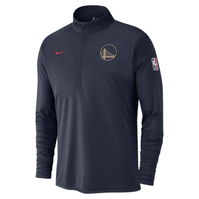 Golden State Warriors City Edition Men's Nike Dri-FIT NBA 1/2-Zip Long-Sleeve Top