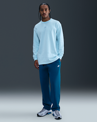 Мужские  Nike Club Open-Hem Fleece Pants