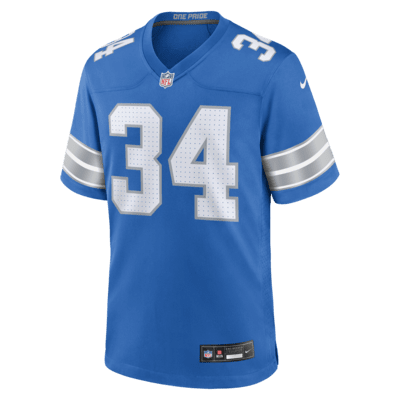 Alex Anzalone Detroit Lions Men's Nike NFL Game Football Jersey