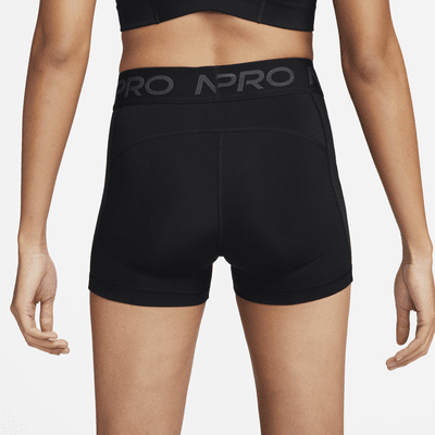 Shorts con gráfico de tiro medio de 7.5 cm para mujer Nike Pro