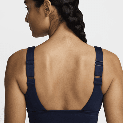 Prenda para la parte superior de Midkini de cuello redondo para mujer Nike Essential