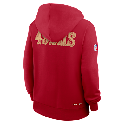 San Francisco 49ers Sideline Women's Nike Dri-FIT NFL Pullover Hoodie