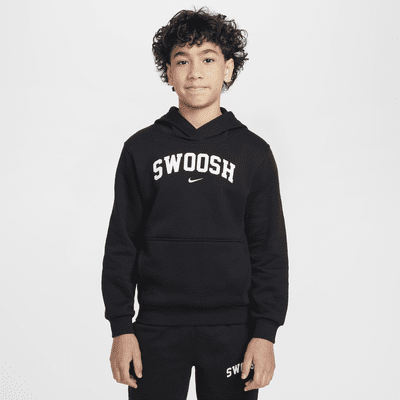 Sudadera con gorro para niños talla grande Nike Sportswear Club Fleece