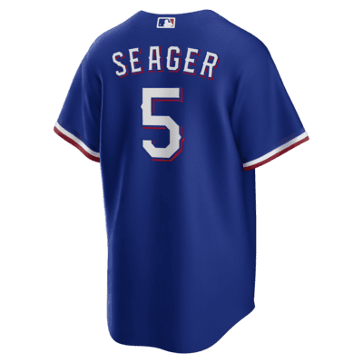 MLB Texas Rangers (Corey Seager) Men's Replica Baseball Jersey