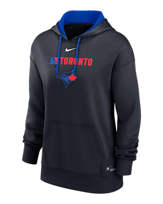 Женское худи Toronto Blue Jays Authentic Collection City Connect Nike Therma MLB Pullover Hoodie