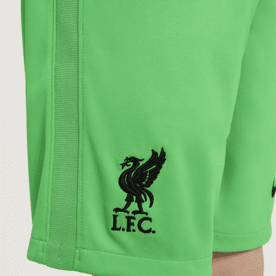 Liverpool F.C. 2021/22 Stadium Goalkeeper Older Kids' Football Shorts ...