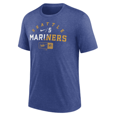 Seattle Mariners MLB Graphic T-Shirt - XL Blue Cotton