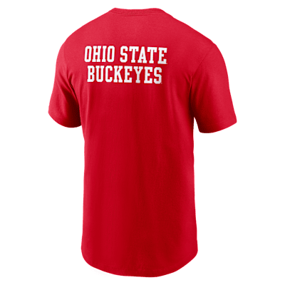 Ohio State 2-Hit Stacked Men's Nike College T-Shirt