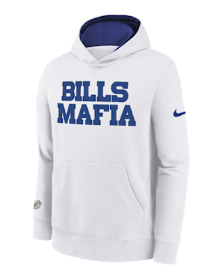 Детское худи Buffalo Bills Rivalry Club Big Kids' Nike NFL Pullover Hoodie