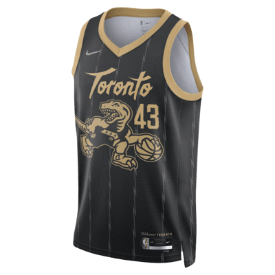 بذور تمر Toronto Raptors City Edition Nike Dri-FIT NBA Swingman Jersey بذور تمر
