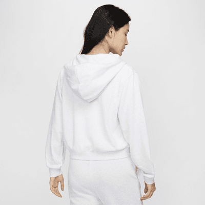 Nike Sportswear Chill Terry 女款寬鬆全長式拉鍊法國毛圈布連帽上衣