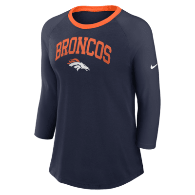 Denver Broncos Women's Nike NFL 3/4-Sleeve T-Shirt