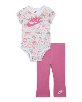 Детские тайтсы Nike Flow-Ral Baby 2-Piece Bodysuit and Leggings Set