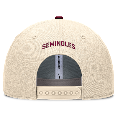 Florida State Primetime Rise Men's Nike Dri-FIT College Trucker Adjustable Hat