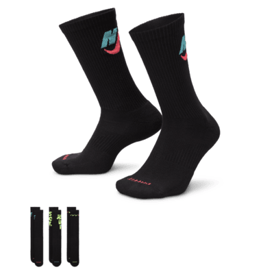 Chaussettes mi-mollet Nike Everyday Plus Cushioned (3 paires)