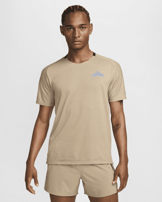 Мужские шорты Nike Trail Solar Chase Dri-FIT Short-Sleeve Top для бега