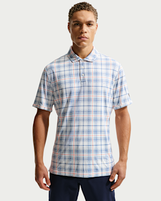Мужские  Nike Par Dri-FIT Tartan Golf Polo