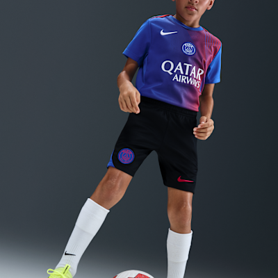 Short de foot en maille Nike Dri-FIT Total 90 Paris Saint-Germain Strike 3e tenue pour ado