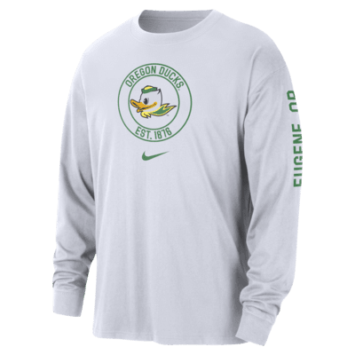 Oregon Max90 Men's Nike College Long-Sleeve T-Shirt