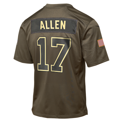 Josh Allen Buffalo Bills Salute to Service Big Kids’ Nike NFL Game Jersey