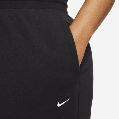 Nike Dri-FIT One Women's High-Waisted Full-Length Open-Hem French Terry  Tracksuit Bottoms