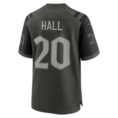 Jersey Nike de la NFL Game para hombre Breece Hall New York Jets Rivalries Collection