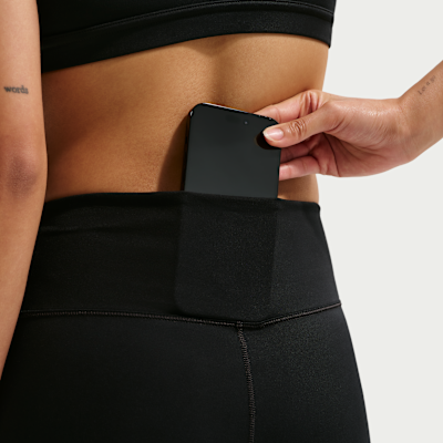 Højtaljet Nike One-caprileggings til kvinder