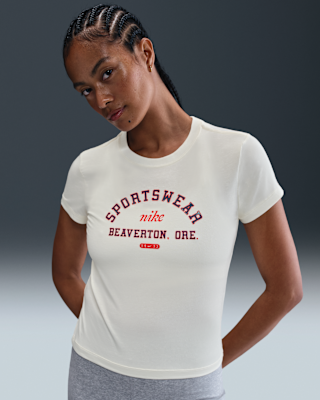 Женская футболка Nike Sportswear Phoenix Slim Short-Sleeve