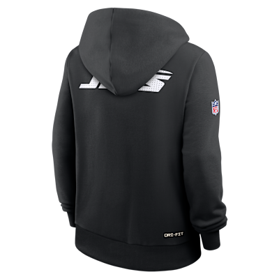Sudadera con gorro sin cierre Nike Dri-FIT de la NFL para mujer New York Jets Sideline