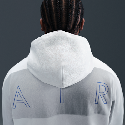 Sudadera con gorro de tejido Fleece y cierre completo para hombre Nike Air 