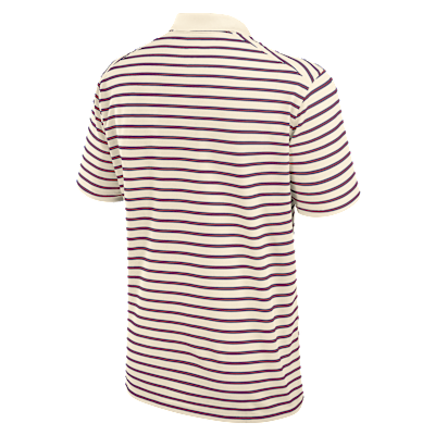 Clemson Striped Men's Nike Dri-FIT College Polo