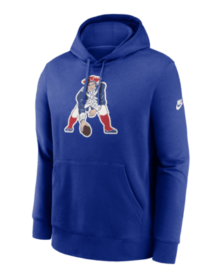 Мужское худи New England Patriots Rewind Club Logo Men’s Nike NFL Pullover Hoodie