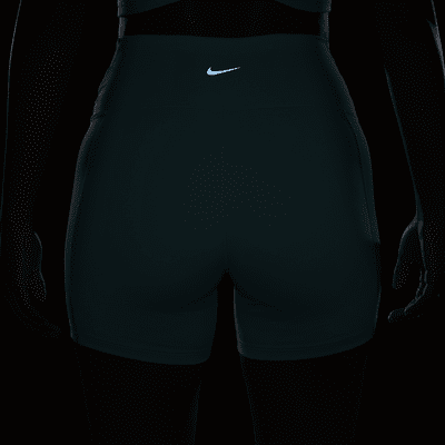 Shorts de ciclismo de tiro alto de 18 cm para mujer Nike One Wrap