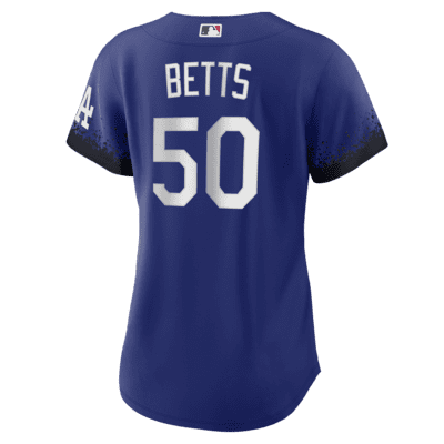 Camiseta de béisbol Replica para mujer MLB Los Angeles Dodgers City Connect (Mookie Betts)