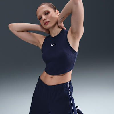 Nike Sportswear Chill Knit Women's Tight Cropped Mini-Rib Tank Top