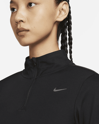 Nike Dri-FIT Swift UV Women's 1/4-Zip Running Top. Nike LU