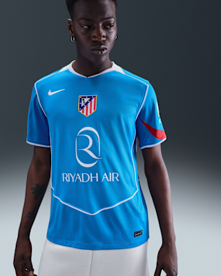 Мужские джерси Atlético Madrid 2025/26 Stadium Third Nike Dri-FIT Total 90 Soccer Replica Jersey
