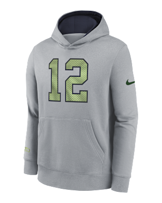 Детское худи Seattle Seahawks Rivalry Club Big Kids' Nike NFL Pullover Hoodie