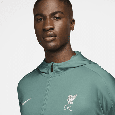 Liverpool F.C. Strike Men's Nike Dri-FIT Football Hooded Knit Tracksuit