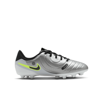 Calzado de fútbol low para terreno duro para niños talla pequeña/grande Nike Jr. Tiempo Legend 10 Academy