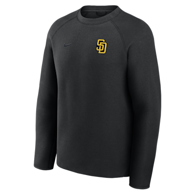 San Diego Padres Tech Fleece Men's Nike MLB Pullover Crew
