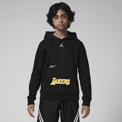 Los Angeles Lakers Courtside Statement Edition Jordan NBA-Fleece-Hoodie für ältere Kinder