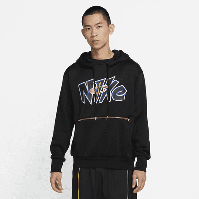 black nike basketball hoodie