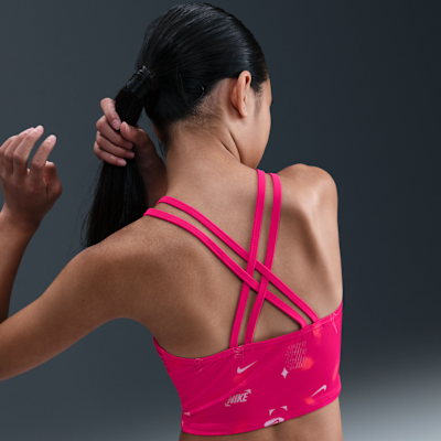 Conjunto de midkini con tirantes cruzados para niña talla grande Nike Swim