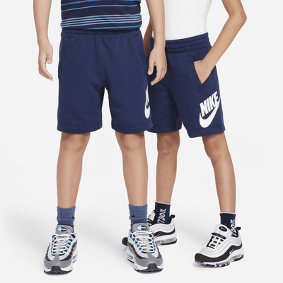 Shorts de French Terry para niños talla grande Nike Sportswear Club Fleece