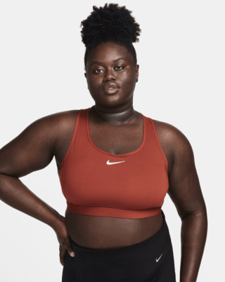 Nike Swoosh Medium Support Women's Padded Sports Bra (Plus Size