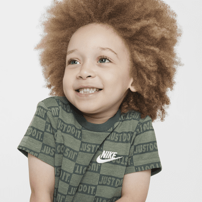 Playera de jacquard infantil Nike "Just Do It"