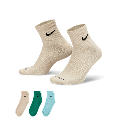 beige nike socks