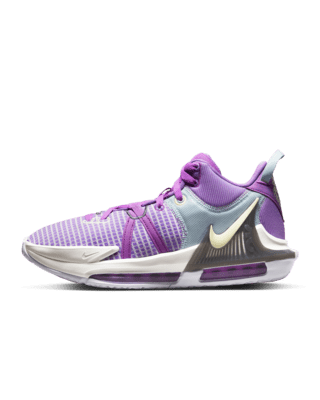 Nike LeBron Witness 7 Black/Purple Lakers James 2023 Basketball Shoes All  NEW